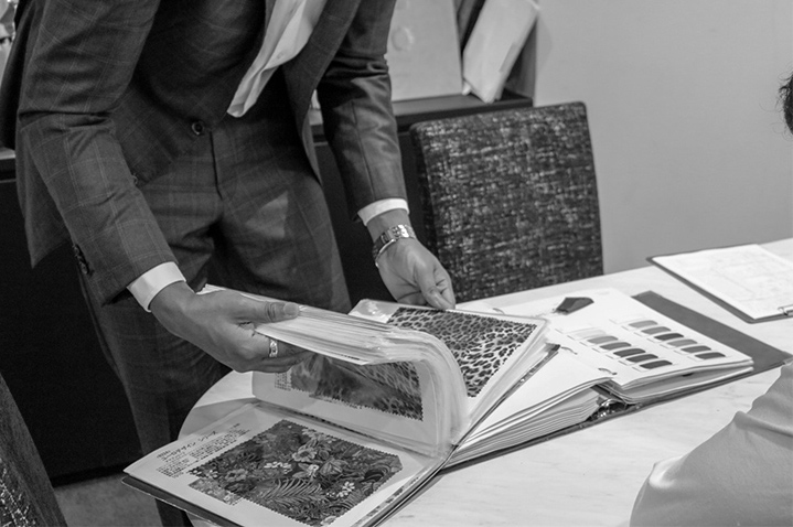 デザインの選択のイメージ(白黒)